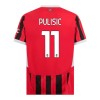 Maillot de Supporter AC Milan Pulisic 11 Domicile 2024-25 Pour Enfant